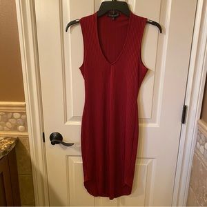 V Neck Sleeveless Dress